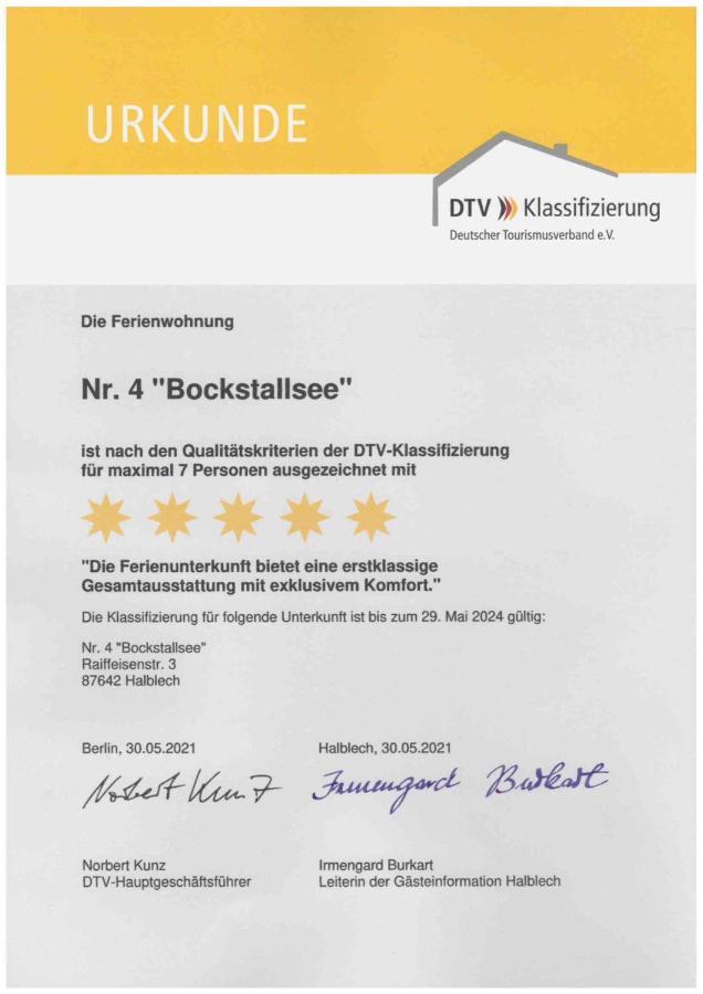 Ferienwohnung Hipp - Bockstallsee Halblech Eksteriør billede